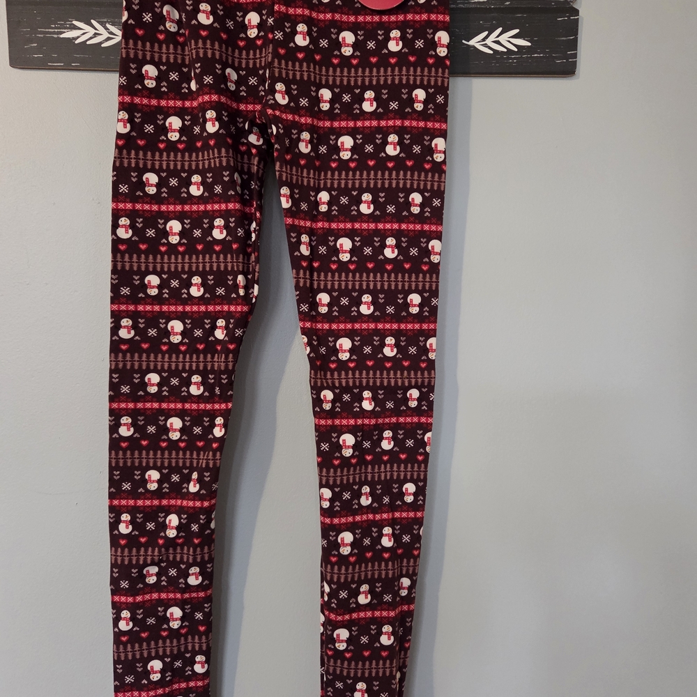 Festive Patterned Juniors Leggings